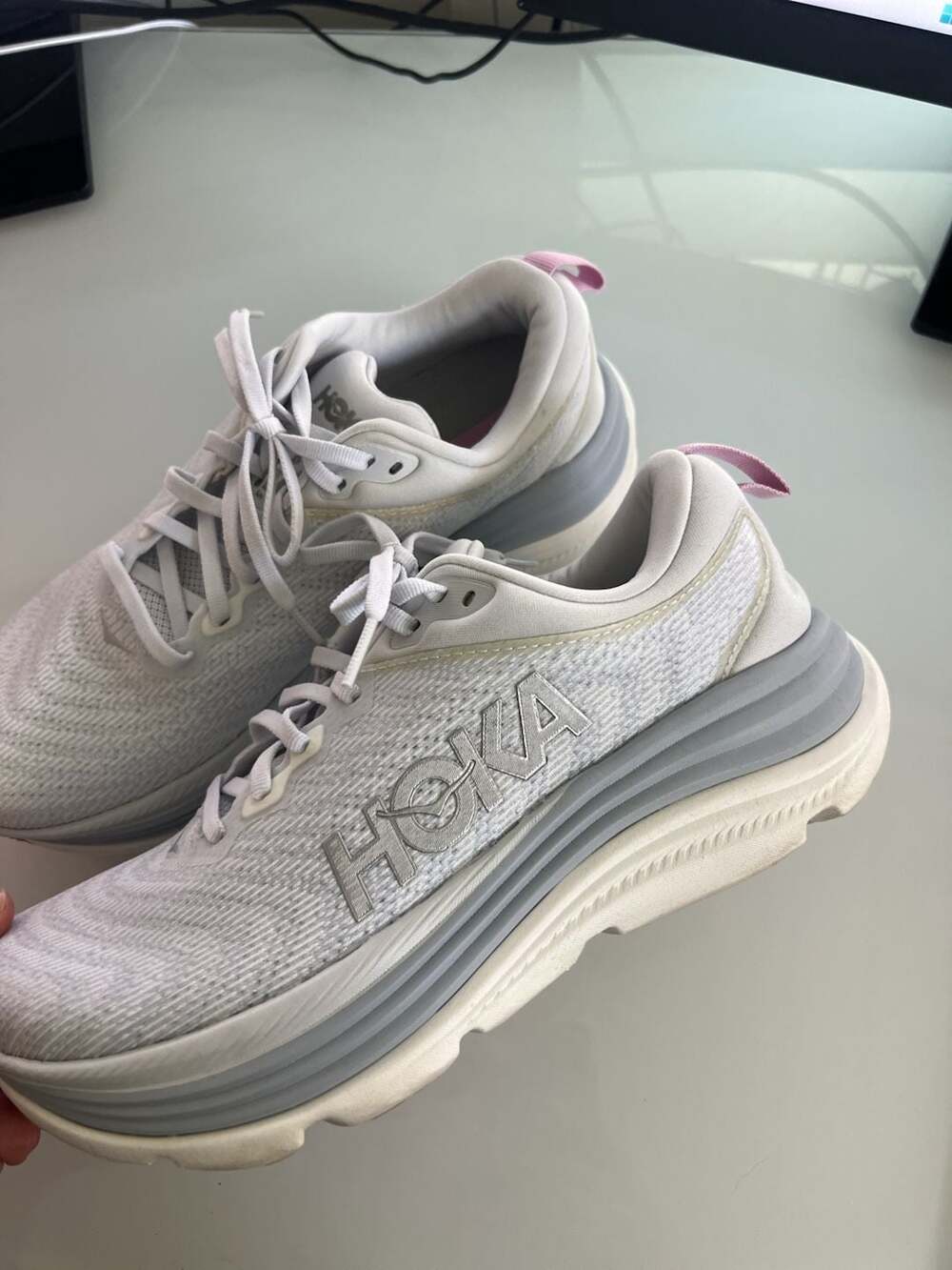 Womens HOKA W GAVIOTA 5 SEA ICE / PINK TWILIGHT - Picture 3 of 6